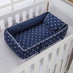 Ninho para Bebê Coroa Marinho com Alça 2 Peças Ninho para Bebê Coroa Marinho com Alça 2 Peças