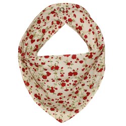 Babador Bandana Floral Vermelho Babador Bandana Floral Vermelho