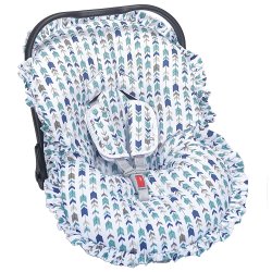 Capa Bebê Conforto Dinossauro Verde 3 Peças Capa Bebê Conforto Dinossauro Verde 3 Peças