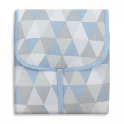 Trocador Portátil Losango Azul com Bolso Trocador Portátil Losango Azul com Bolso