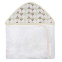 Toalha de Banho Losango Verde com Capuz Toalha de Banho Losango Verde com Capuz