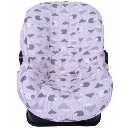 Capa Bebê Conforto Ovelhinha Rosa Capa Bebê Conforto Ovelhinha Rosa