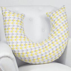 Almofada Amamentação Losango Amarelo Almofada Amamentação Losango Amarelo