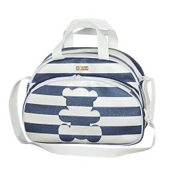 Bolsa Maternidade Urso Listrada Marinho G Bolsa Maternidade Urso Listrada Marinho G