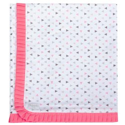 Manta de Bebê Lhama Triângulo Rosa Manta de Bebê Lhama Triângulo Rosa