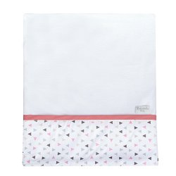 Cueiro Lhama Triângulo Rosa Malha 100% Algodão Cueiro Lhama Triângulo Rosa Malha 100% Algodão