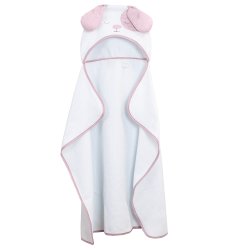 Toalha de Banho Cachorrinha Rosa com Capuz Toalha de Banho Cachorrinha Rosa com Capuz