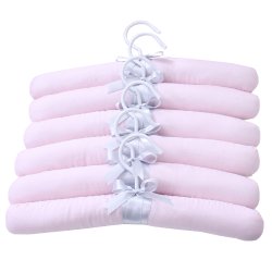 Kit de Cabide Laço Rosa 6 Peças Kit de Cabide Laço Rosa 6 Peças