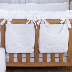 Porta Fraldas Classic Branco 2 Peças Porta Fraldas Classic Branco 2 Peças