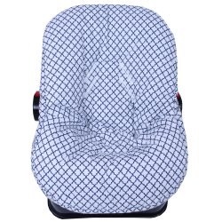 Capa Bebê Conforto Arabesco Marinho Capa Bebê Conforto Arabesco Marinho