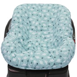 Capa Bebê Conforto Dinossauro Verde Capa Bebê Conforto Dinossauro Verde