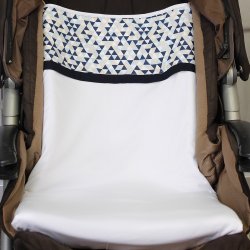 Colchonete para Carrinho Triângulo Marinho 3 Peças Colchonete para Carrinho Triângulo Marinho 3 Peças