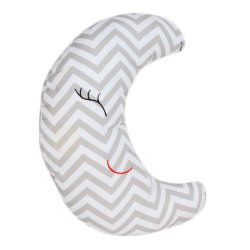 Almofada Lua Chevron Cinza Almofada Lua Chevron Cinza