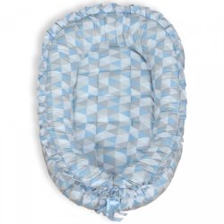 Ninho para Bebê Losango Azul Ninho para Bebê Losango Azul