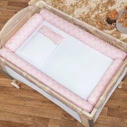 Kit para Cercadinho Borboletas Rosê 6 Peças Kit para Cercadinho Borboletas Rosê 6 Peças