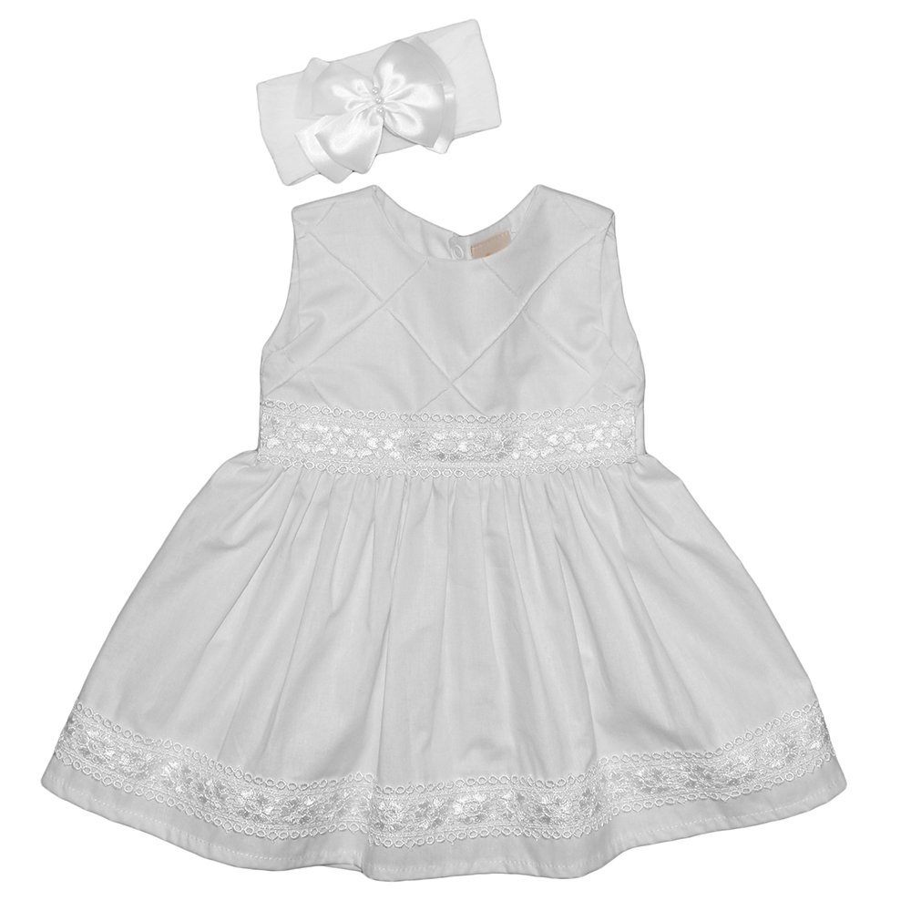 vestido bebe branco