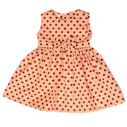 Vestido de Bebê Charme Poá Rosê Vestido de Bebê Charme Poá Rosê