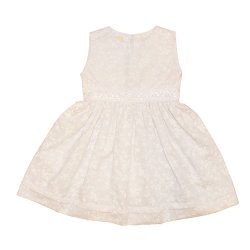 Vestido de Bebê Pétala Branco Vestido de Bebê Pétala Branco