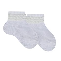 Meia para Bebê Basic Branca Meia para Bebê Basic Branca