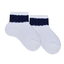 Meia para Bebê Basic Azul Marinho Meia para Bebê Basic Azul Marinho