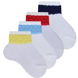 Kit de Meias para Bebê Basic Pratic 4 Pares Kit de Meias para Bebê Basic Pratic 4 Pares