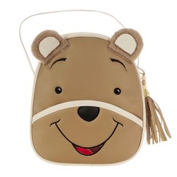 Mochila Urso Bege P Mochila Urso Bege P