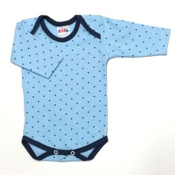 Body de Bebê Estrelinha Azul Manga Longa Body de Bebê Estrelinha Azul Manga Longa