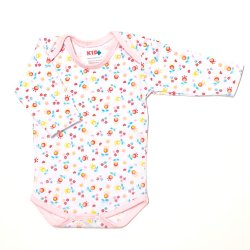 Body de Bebê Florzinha Vermelha Manga Longa Body de Bebê Florzinha Vermelha Manga Longa