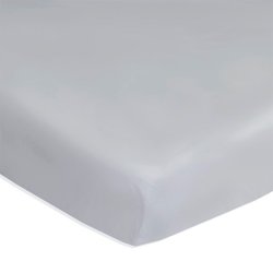 Lençol de Elástico Para Mini Berço Cinza Lençol de Elástico Para Mini Berço Cinza