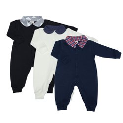 Macacão de Bebê Marvim Malha Kit 3 peças Macacão de Bebê Marvim Malha Kit 3 peças