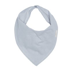 Babador Bandana Poá Cinza Babador Bandana Poá Cinza