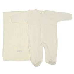 Saída de Maternidade Tricot Fofinho Amarelo 2 Peças Saída de Maternidade Tricot Fofinho Amarelo 2 Peças