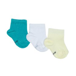 Kit de Meias para Bebê Colors 3 Pares Kit de Meias para Bebê Colors 3 Pares