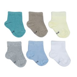 Kit de Meias para Bebê Harmony Menino 6 Pares Kit de Meias para Bebê Harmony Menino 6 Pares