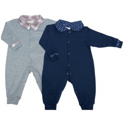 Macacão de Bebê Teen Malha Kit 2 peças Macacão de Bebê Teen Malha Kit 2 peças