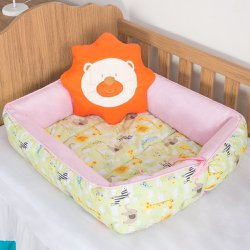 Ninho para Bebê Savana Rosa 2 Peças Ninho para Bebê Savana Rosa 2 Peças