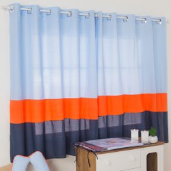 Cortina para Quarto de Bebê Raposinha Azul Cortina para Quarto de Bebê Raposinha Azul