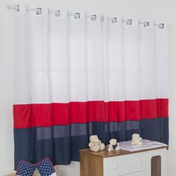 Cortina para Quarto de Bebê Âncora Marinho Cortina para Quarto de Bebê Âncora Marinho