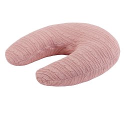 Almofada Amamentação de Tricot Rosê Almofada Amamentação de Tricot Rosê