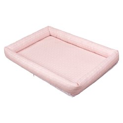 Colchonete para Bebê Raminho Rosa 3 Peças Colchonete para Bebê Raminho Rosa 3 Peças