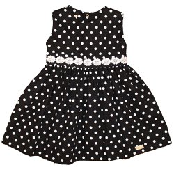 vestido poa infantil