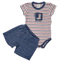 Conjunto de Bebê Body Curto e Short Velho Oeste Conjunto de Bebê Body Curto e Short Velho Oeste