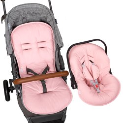 Capa de Carrinho e Bebê Conforto Rosê Capa de Carrinho e Bebê Conforto Rosê