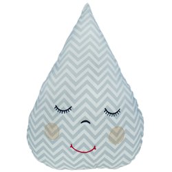 Almofada Gota Chevron Cinza Almofada Gota Chevron Cinza