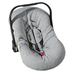 Capa de Bebê Conforto Matelado Cinza 3 Peças Capa de Bebê Conforto Matelado Cinza 3 Peças