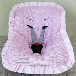 Capa de Bebê Conforto Poázinho Rosa Capa de Bebê Conforto Poázinho Rosa