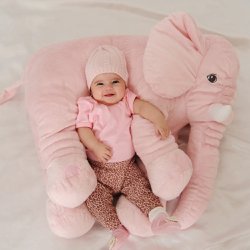 Almofada Elefante Sonho Rosa Almofada Elefante Sonho Rosa