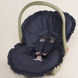 Capa de Bebê Conforto Poázinho Marinho Capa de Bebê Conforto Poázinho Marinho