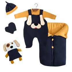 Saída de Maternidade Luxo Cachorrinho 6 Peças Saída de Maternidade Luxo Cachorrinho 6 Peças