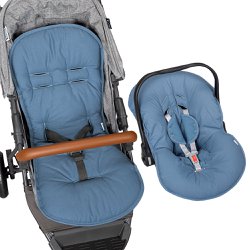 Capa de Carrinho e Bebê Conforto Petróleo Capa de Carrinho e Bebê Conforto Petróleo